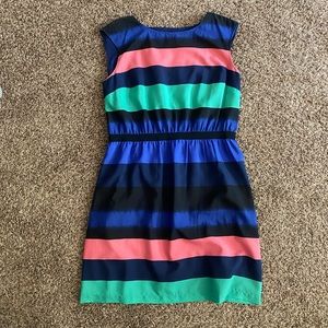 Ann Taylor Loft size Large multi-colored dress